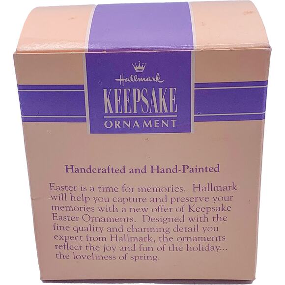 1990 Hallmark Keepsake Easter Ornament SON Bunny Ornament in Box - Picture 2 of 6